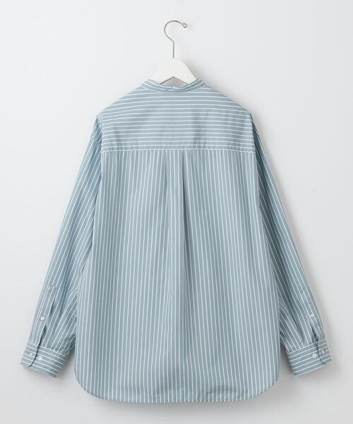 Steven Alan(スティーブンアラン)の「<Steven Alan> LEGGIUNO LONDON/STRIPE BAND COLLAR SHIRT -LOOSE/シャツ(シャツ/ブラウス・メンズ・コバルトブルー/ベージュ/ライム・L/S/XL/M)」の17枚目の写真