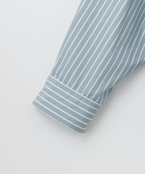 Steven Alan(スティーブンアラン)の「<Steven Alan> LEGGIUNO LONDON/STRIPE BAND COLLAR SHIRT -LOOSE/シャツ(シャツ/ブラウス・メンズ・コバルトブルー/ベージュ/ライム・L/S/XL/M)」の19枚目の写真