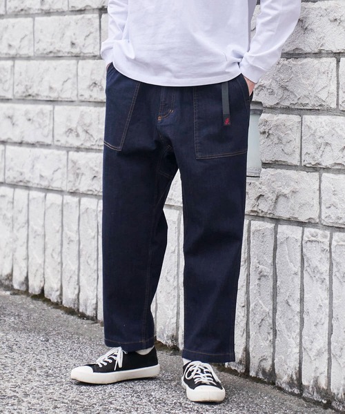 Gramicci(グラミチ)の「【GRAMICCI/グラミチ】DENIM LOOSE TAPERED PANT / デニムルーズテーパードパンツ / GUP3-S2059(デニムパンツ・メンズ・インディゴブルー/サックスブルー/ワンウォッシュ・SMALL/MEDIUM/LARGE/X-LARGE)」の3枚目の写真