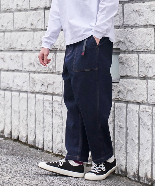 Gramicci(グラミチ)の「【GRAMICCI/グラミチ】DENIM LOOSE TAPERED PANT / デニムルーズテーパードパンツ / GUP3-S2059(デニムパンツ・メンズ・インディゴブルー/サックスブルー/ワンウォッシュ・SMALL/MEDIUM/LARGE/X-LARGE)」の17枚目の写真