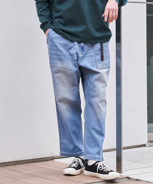 Gramicci(グラミチ)の「【GRAMICCI/グラミチ】DENIM LOOSE TAPERED PANT / デニムルーズテーパードパンツ / GUP3-S2059(デニムパンツ・メンズ・インディゴブルー/サックスブルー/ワンウォッシュ・SMALL/MEDIUM/LARGE/X-LARGE)」の21枚目の写真