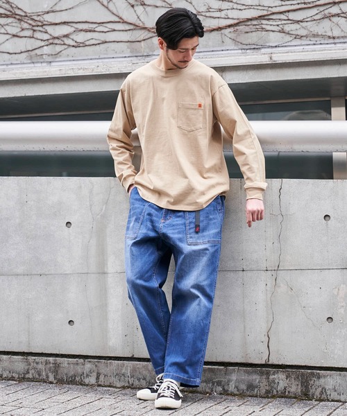 Gramicci(グラミチ)の「【GRAMICCI/グラミチ】DENIM LOOSE TAPERED PANT / デニムルーズテーパードパンツ / GUP3-S2059(デニムパンツ・メンズ・インディゴブルー/サックスブルー/ワンウォッシュ・SMALL/MEDIUM/LARGE/X-LARGE)」の20枚目の写真