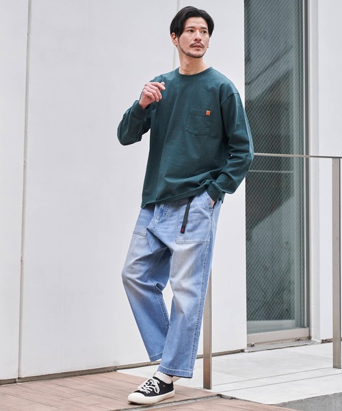 Gramicci(グラミチ)の「【GRAMICCI/グラミチ】DENIM LOOSE TAPERED PANT / デニムルーズテーパードパンツ / GUP3-S2059(デニムパンツ・メンズ・インディゴブルー/サックスブルー/ワンウォッシュ・SMALL/MEDIUM/LARGE/X-LARGE)」の22枚目の写真