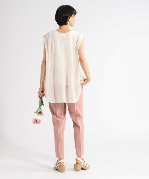 SHOO・LA・RUE(シューラルー)の「◆【美脚シルエット】上品見え テーパードパンツ(その他パンツ・レディース・ブラック/ライトベージュ/ライトブルー/ピンク系・01/03/10/02/05/04)」の19枚目の写真