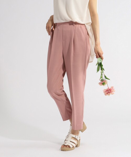 SHOO・LA・RUE(シューラルー)の「◆【美脚シルエット】上品見え テーパードパンツ(その他パンツ・レディース・ブラック/ライトベージュ/ライトブルー/ピンク系・01/03/10/02/05/04)」の20枚目の写真