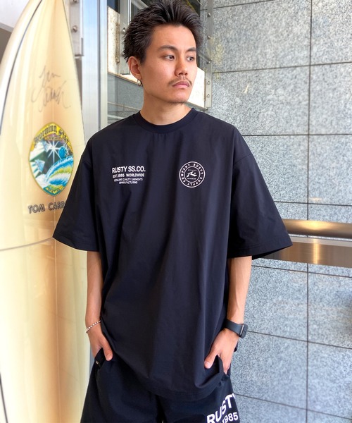 RUSTY/ラスティー ユーティリティTシャツ ラッシュガードTシャツ