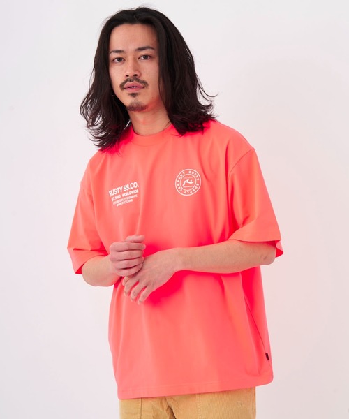 RUSTY/ラスティー ユーティリティTシャツ ラッシュガードTシャツ