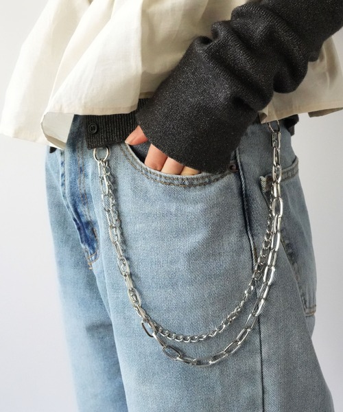 Port（ポート）の「ロング ウォレットチェーン / パンツチェーン（ウォレットチェーン・メンズ・シルバー/シルバー系その他2/ブラック/シルバー系その他/シルバー系その他3/シルバー系その他7/シルバー系その他5/シルバー系その他6/シルバー系その他4/その他8/その他9/その他10/その他11・FREE）」の12枚目の写真