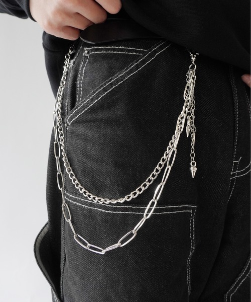 Port（ポート）の「ロング ウォレットチェーン / パンツチェーン（ウォレットチェーン・メンズ・シルバー/シルバー系その他2/ブラック/シルバー系その他/シルバー系その他3/シルバー系その他7/シルバー系その他5/シルバー系その他6/シルバー系その他4/その他8/その他9/その他10/その他11・FREE）」の16枚目の写真