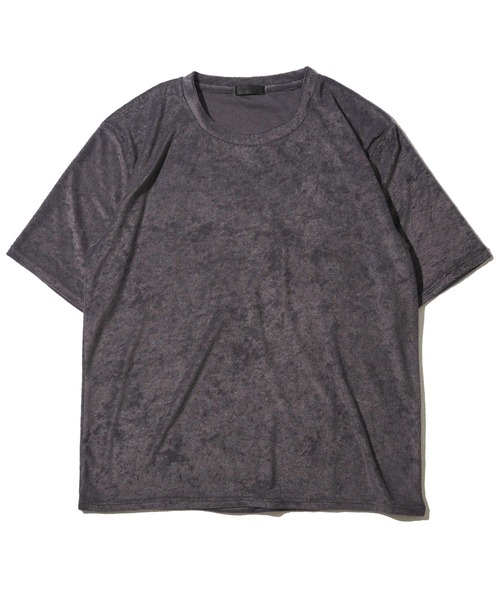 ADPOSION(アドポーション)の「【上下2点セット】ソフトパイル ルームウェア 半袖Tシャツ&ハーフパンツ(ルームウェア/パジャマ・メンズ・チャコールグレー/ブラック/ネイビー/ホワイト×ネイビー・MEDIUM/LARGE/X-LARGE)」の12枚目の写真