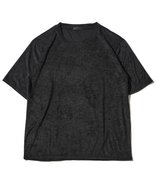ADPOSION(アドポーション)の「【上下2点セット】ソフトパイル ルームウェア 半袖Tシャツ&ハーフパンツ(ルームウェア/パジャマ・メンズ・チャコールグレー/ブラック/ネイビー/ホワイト×ネイビー・MEDIUM/LARGE/X-LARGE)」の16枚目の写真