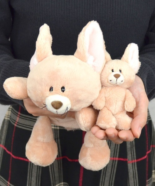 nici（ニキ）の「NICI/フィギュアポーチ フェネック ふわふわ　ペンケース（おもちゃ・レディース・ブラウン・ONE SIZE）」の8枚目の写真