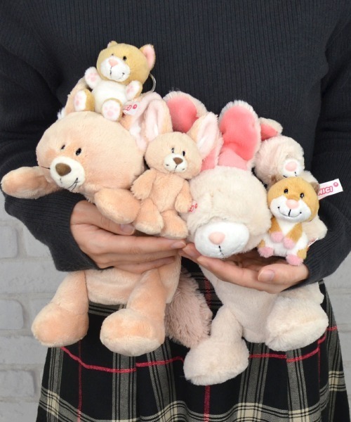 nici（ニキ）の「NICI/フィギュアポーチ フェネック ふわふわ　ペンケース（おもちゃ・レディース・ブラウン・ONE SIZE）」の10枚目の写真