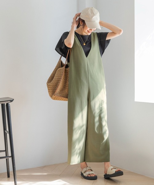 GLOBAL WORK(グローバルワーク)の「UNISEX/UVカット刺繍CAP/181928(キャップ・レディース・ベージュ/アイボリー/ブラック/カーキ/オフホワイト・FREE)」の7枚目の写真