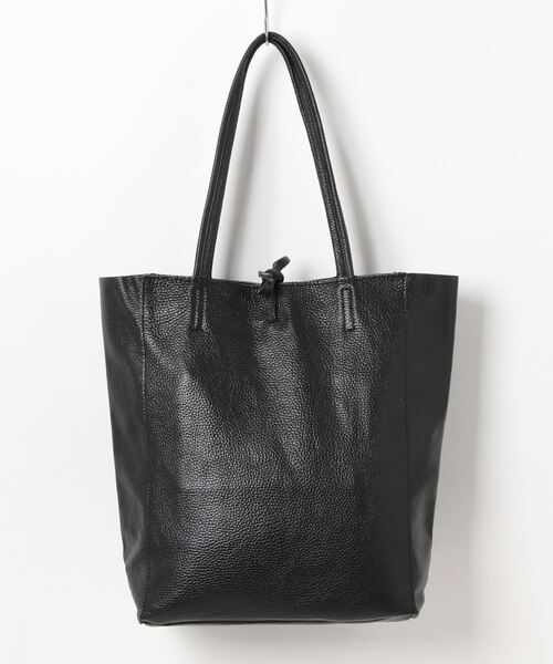 andrea cardone（アンドレアカルドネ）の「【ANDREA CARDONE】スムースレザートートバッグ(Q36602)（トートバッグ・レディース・ブラック/ライトベージュ/ライトグレー・ALL）」の9枚目の写真