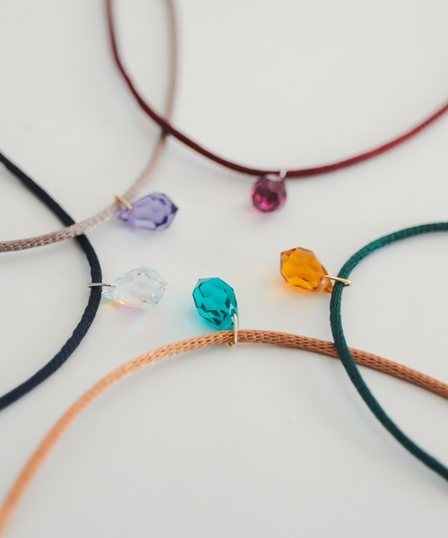 rapiecage（ラピエサージュ）の「クリスタルガラスチョーカー（チョーカー・レディース・その他/ボルドー/グリーン/イエロー/パープル・FREE）」の12枚目の写真