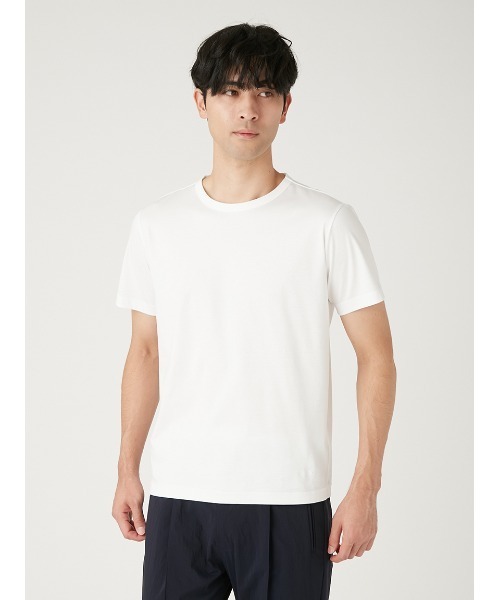 AOURE（アウール）の「シャイニーコットン T SHIRTS（T