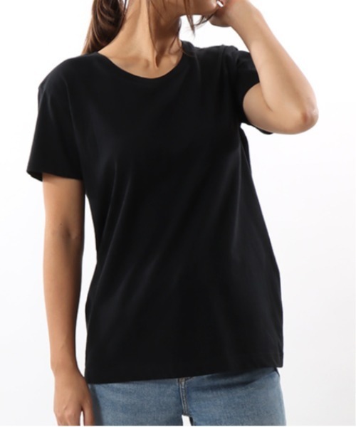 HANES（ヘインズ）の「【Hanes】Japan Fit for her　HW5310/HW5320/HW1-F102（Tシャツ/カットソー・レディース・マルチ/イエロー/ベージュ・M/L）」の7枚目の写真
