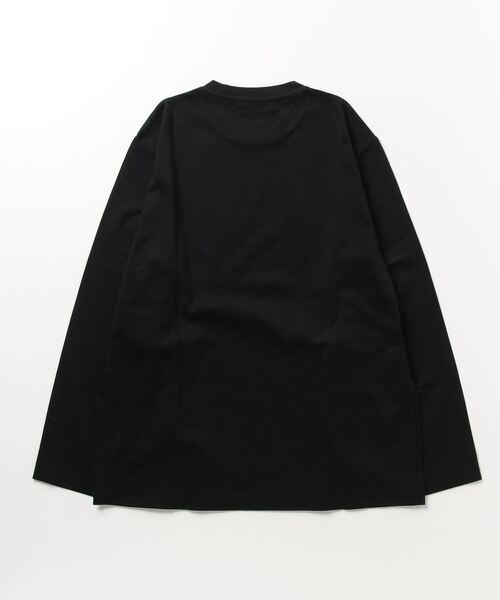 liberum（リベルム）の「【LIBERUM/リベルム】SIDE ADJUSTER LONG TEE（Tシャツ/カットソー・メンズ・ブラック・2）」の2枚目の写真