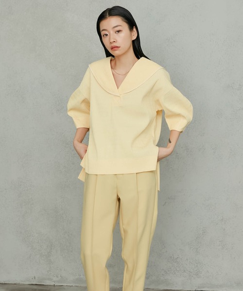 Maisones.（メゾネス）の「Sailor collar Shirt セーラーカラーシャツ（シャツ/ブラウス）」 WEAR