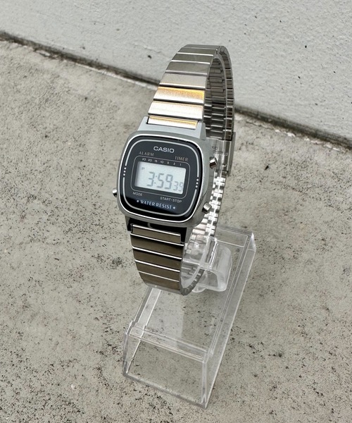 CASIO（カシオ）の「【CASIO】LA670WA-1A2JF（デジタル腕時計・メンズ・シルバー・FREE）」の2枚目の写真