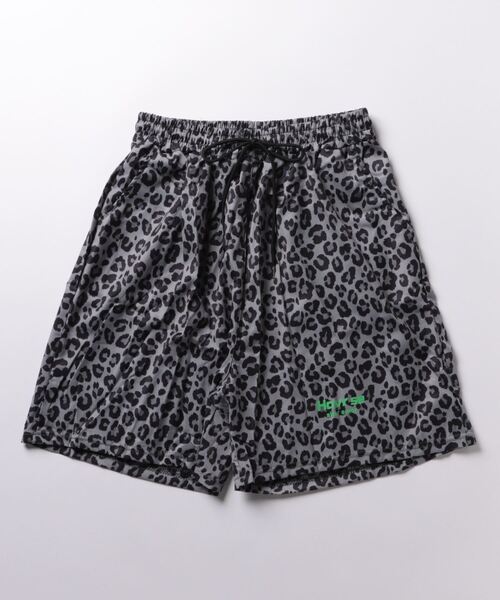 WARAIJOGO(ワライジョウゴ)の「【WARAIJOGO(ワライジョーゴ)】ヒョウ柄ハーフパンツ/ショートパンツ(その他パンツ・メンズ・ブラウン/チャコールグレー・XX-LARGE)」の8枚目の写真