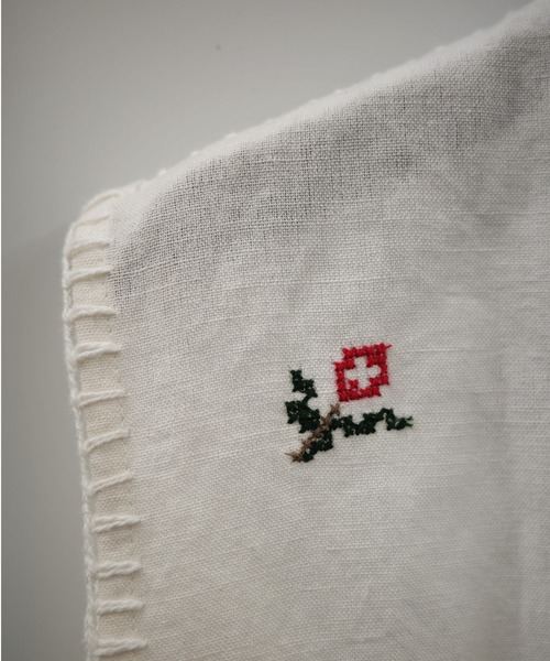 BEAVER（ビーバー）の「INDIA IS BEAUTIFUL/インディアイズビューティフル　COTTON LINEN VEST　コットンリネンベスト　RD-23SS-012（ベスト・レディース・ホワイト・FREE）」の4枚目の写真