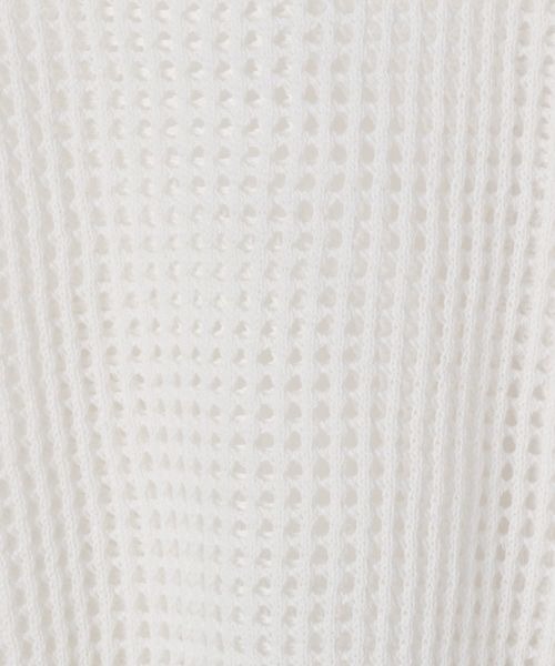 LOWRYS FARM（ローリーズファーム）の「メッシュニットプルオーバー　190384（ニット/セーター・キッズ・ホワイト/イエロー/ブルー・110cm/120cm/130cm/140cm/150cm）」の17枚目の写真