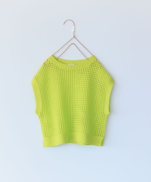 LOWRYS FARM（ローリーズファーム）の「メッシュニットプルオーバー　190384（ニット/セーター・キッズ・ホワイト/イエロー/ブルー・110cm/120cm/130cm/140cm/150cm）」の11枚目の写真