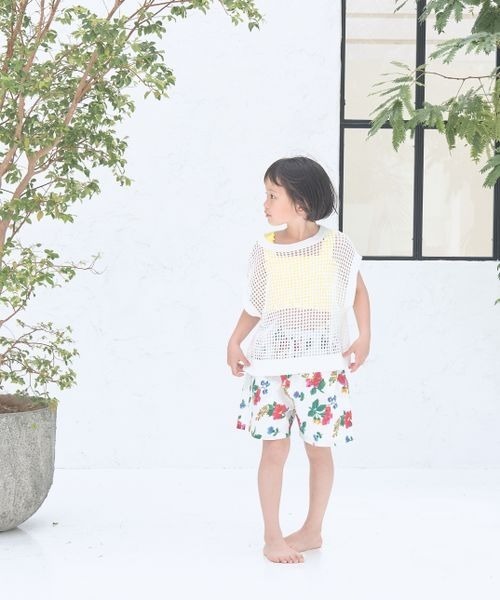 LOWRYS FARM（ローリーズファーム）の「メッシュニットプルオーバー　190384（ニット/セーター・キッズ・ホワイト/イエロー/ブルー・110cm/120cm/130cm/140cm/150cm）」の21枚目の写真