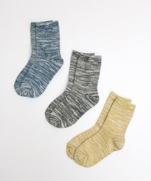 stample（スタンプル）の「マーブル クルーソックス　【3足組】（ソックス/靴下）」