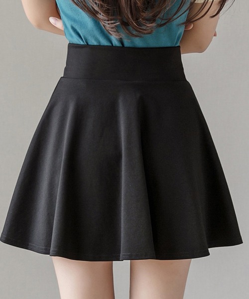エミリーテンプルキュート 黒 フレアスカート ミニ　プードル　未使用 ROOPTOKYO（ループトウキョウ）の「△Flare Mini Skirt