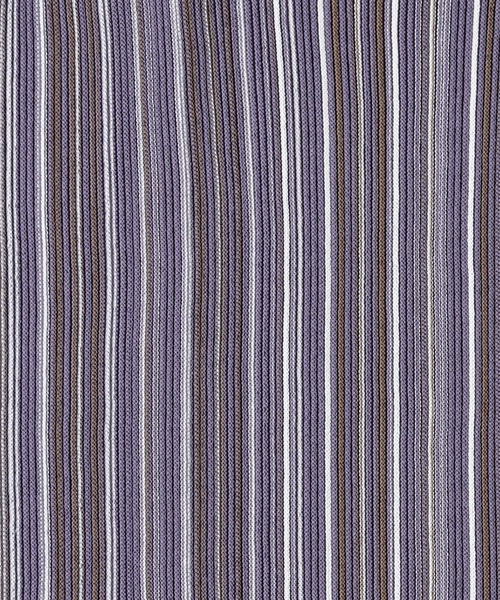 HONEYSUCKLE ROSE(ハニーサックルローズ)の「【HONEYSUCKLE ROSE】ストライプタンクトップ(タンクトップ・レディース・ベージュ/パープル/オフホワイト・M/L)」の13枚目の写真