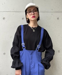 【IMOKO × LVEU.】Design sleeve docking tops / デザインスリーブドッキングトップス