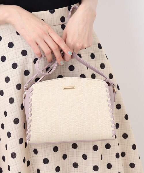 grove（グローブ）の「◆【長財布も入る収納力】カガリPPショルダー（ショルダーバッグ・レディース・アイボリー/ライトパープル/ライトブルー/ライトグレー・00）」の4枚目の写真