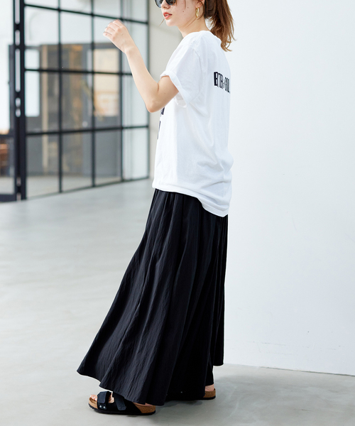 セール】ギャザーマキシスカート（スカート）｜FRAMeWORK（フレーム