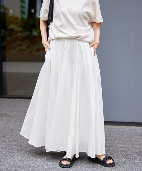 セール】ギャザーマキシスカート（スカート）｜FRAMeWORK（フレーム