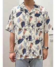 PLUS ONE | 【PLUS ONE】総柄半袖シャツ(シャツ/ブラウス)