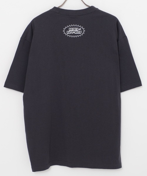 SILVER BULLET(シルバーバレット)の「『BEAVIS AND BUTT-HEAD/ビーバス・アンド・バットヘッド』フロントプリントTEE(Tシャツ/カットソー・メンズ・オフホワイト/スミクロ/ネイビー・L/M)」の17枚目の写真