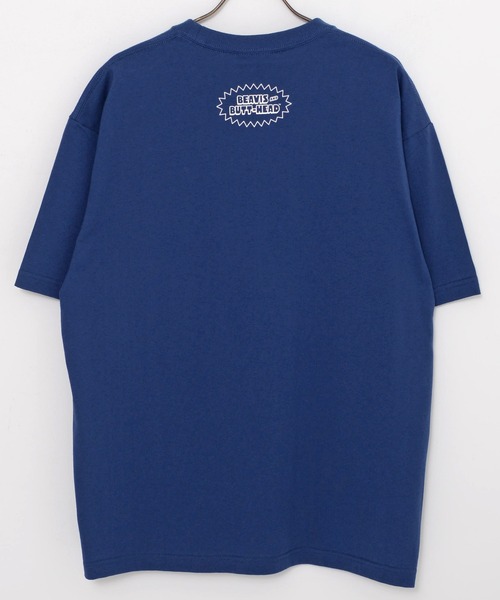 SILVER BULLET(シルバーバレット)の「『BEAVIS AND BUTT-HEAD/ビーバス・アンド・バットヘッド』フロントプリントTEE(Tシャツ/カットソー・メンズ・オフホワイト/スミクロ/ネイビー・L/M)」の21枚目の写真