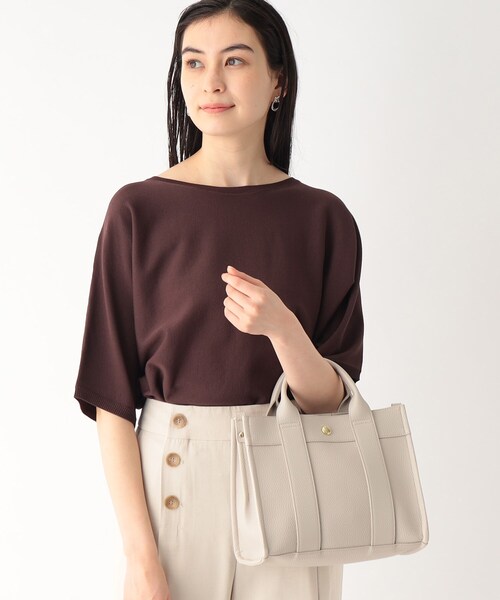 OPAQUE.CLIP（オペークドットクリップ）の「◆スクエアトートバッグ【2WAY】（トートバッグ・レディース・ブラック/ライトブルー/グレー/オフホワイト/イエロー・00）」の11枚目の写真