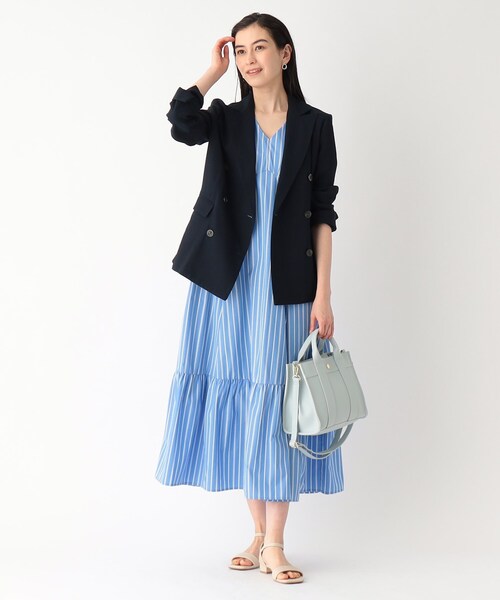 OPAQUE.CLIP（オペークドットクリップ）の「◆スクエアトートバッグ【2WAY】（トートバッグ・レディース・ブラック/ライトブルー/グレー/オフホワイト/イエロー・00）」の20枚目の写真