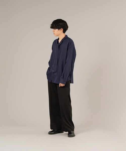 BOWTIE COLOR SHIRT/ボウタイカラーシャツ（シャツ/ブラウス