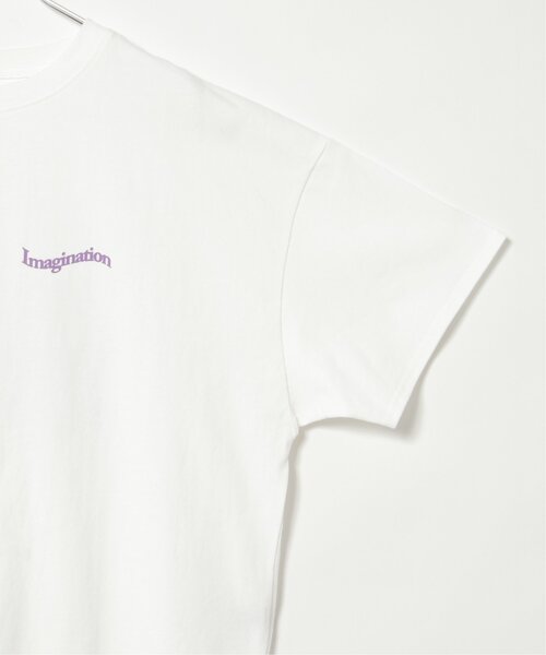 VENCEEXCHANGE（ヴァンスエクスチェンジ）の「ニュアンスプリントビッグTシャツ（Tシャツ/カットソー・レディース・グレー/パープル/ブラック/オフホワイト/ブルー・M）」の19枚目の写真