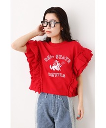 RODEO CROWNS WIDE BOWL | フリルスリーブSWトップス(Tシャツ/カットソー)