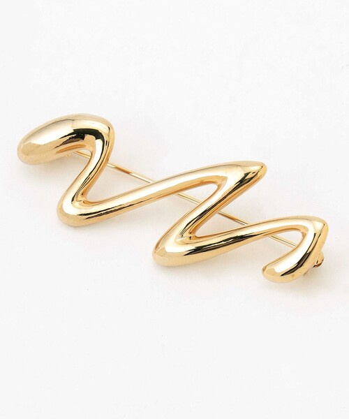 23区(ニジュウサンク)の「Vモチーフ ブローチ(ブローチ/コサージュ・レディース・シルバー系/ゴールド系・F)」の1枚目の写真