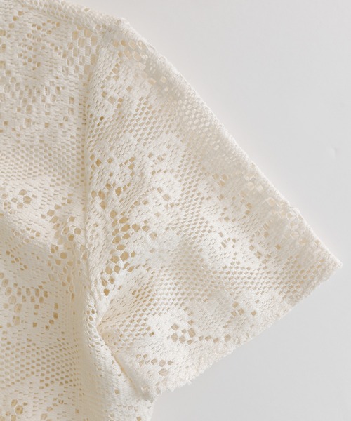 mline（エムライン）の「[mline]WZIPレーストップス（カーディガン/ボレロ・レディース・ブラック/アイボリー/オレンジ・FREE）」の16枚目の写真