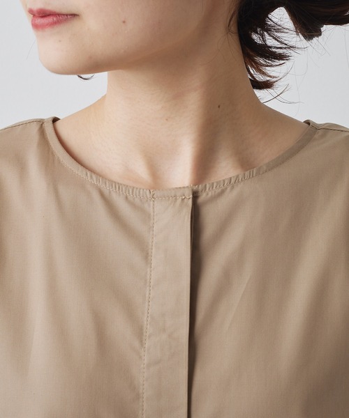 PUAL CE CIN（ピュアルセシン）の「【Du noir】バルーン袖2WAYワンピース（ワンピース・レディース・ベージュ/ブラック・FREE）」の6枚目の写真