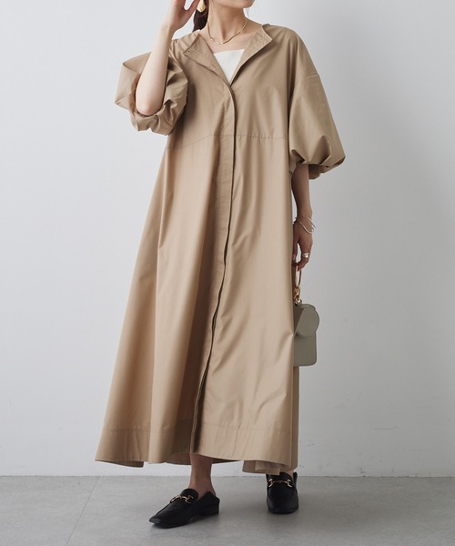 PUAL CE CIN（ピュアルセシン）の「【Du noir】バルーン袖2WAYワンピース（ワンピース・レディース・ベージュ/ブラック・FREE）」の15枚目の写真