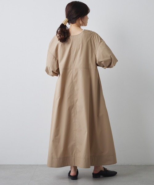 PUAL CE CIN（ピュアルセシン）の「【Du noir】バルーン袖2WAYワンピース（ワンピース・レディース・ベージュ/ブラック・FREE）」の17枚目の写真